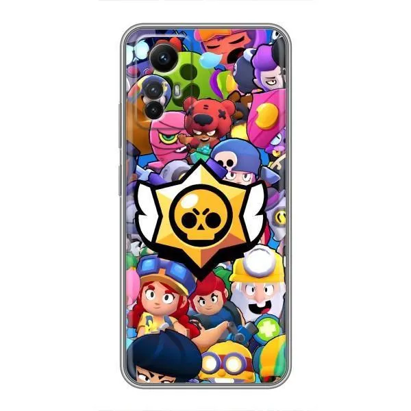 Чехол с принтом «Лого Brawl Stars» для Xiaomi Redmi Note 12s