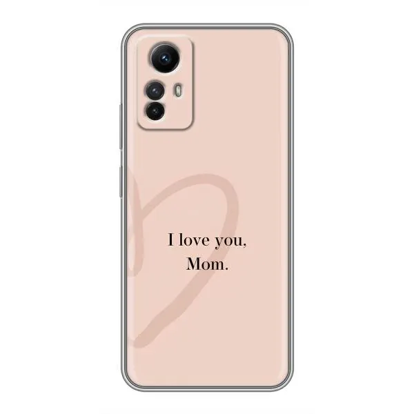 Чехол с принтом «Сердце маме» для Xiaomi Redmi Note 12s