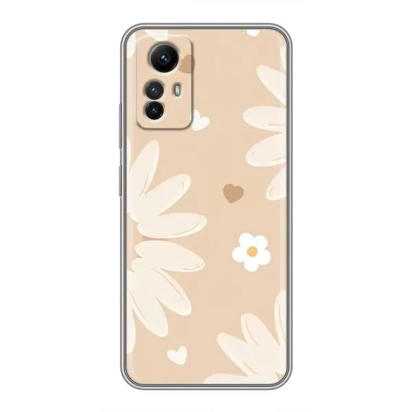Чехол с принтом «Бежевые цветы» для Xiaomi Redmi Note 12s Чехол с принтом «Бежевые цветы» для Xiaomi Redmi Note 12s