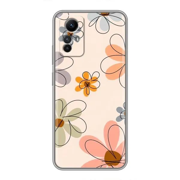 Чехол с принтом «Разноцветные цветы» для Xiaomi Redmi Note 12s Чехол с принтом «Разноцветные цветы» для Xiaomi Redmi Note 12s