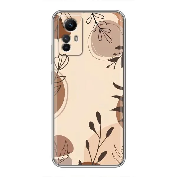 Чехол с принтом «Коричневые цветы» для Xiaomi Redmi Note 12s Чехол с принтом «Коричневые цветы» для Xiaomi Redmi Note 12s