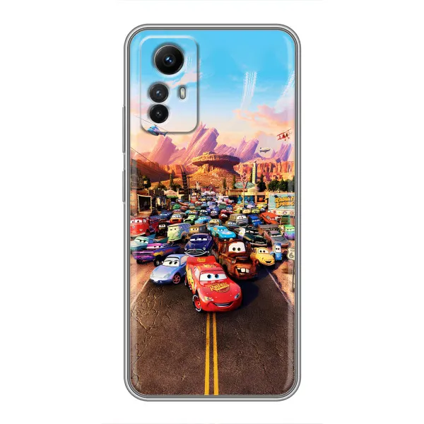 Чехол с принтом «Тачки на трассе» для Xiaomi Redmi Note 12s Чехол с принтом «Тачки на трассе» для Xiaomi Redmi Note 12s