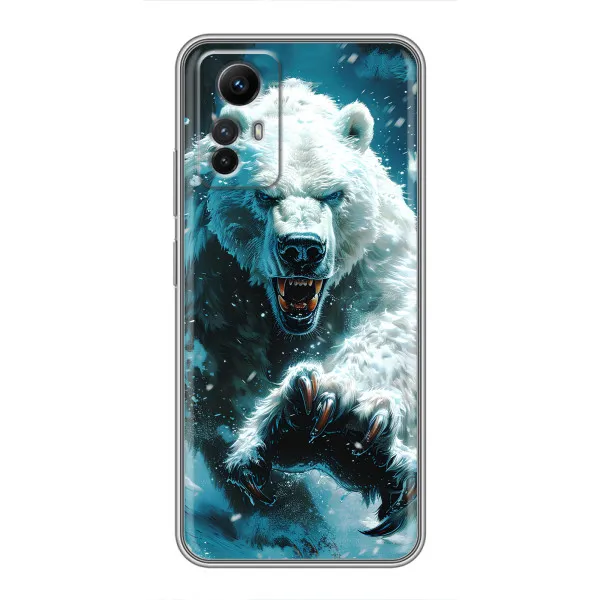 Чехол с принтом «Полярный медведь» для Xiaomi Redmi Note 12s Чехол с принтом «Полярный медведь» для Xiaomi Redmi Note 12s
