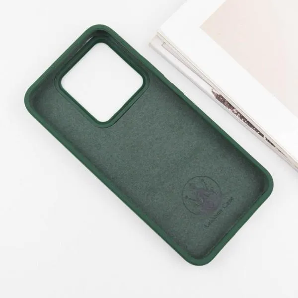 Чехол Silicone Cover Lakshmi (AAA) для Xiaomi Redmi Note 13 5G — Зеленый — фото 4