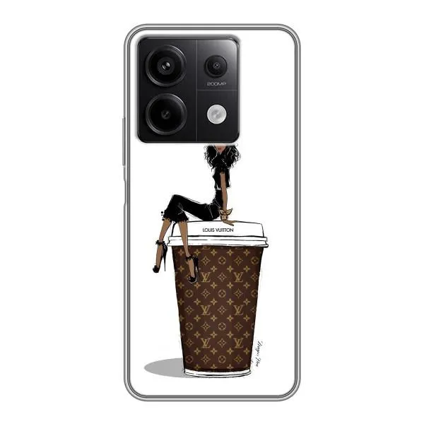 Чохол з принтом «кава LOUIS VUITTON» для Xiaomi Redmi Note 13 (5G)