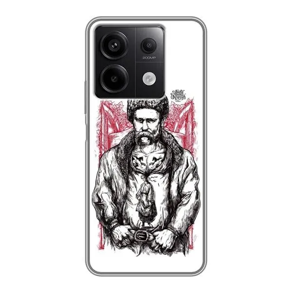 Чехол с принтом «Козак Шевченко» для Xiaomi Redmi Note 13 (5G) Чехол с принтом «Козак Шевченко» для Xiaomi Redmi Note 13 (5G)
