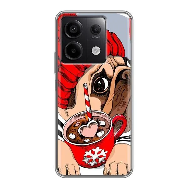 Чехол с принтом «Собачка в шапке» для Xiaomi Redmi Note 13 (5G) Чехол с принтом «Собачка в шапке» для Xiaomi Redmi Note 13 (5G)