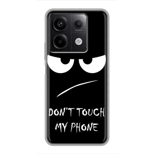 Чехол с принтом «Dont Touch» для Xiaomi Redmi Note 13 (5G)