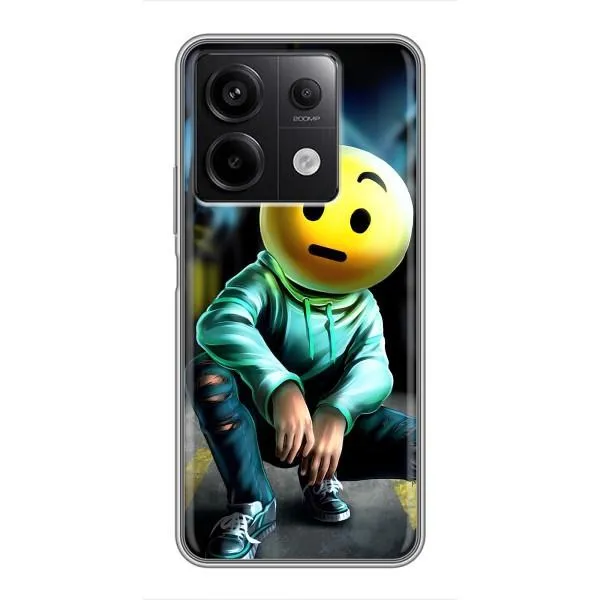 Чехол с принтом «Парень смайл» для Xiaomi Redmi Note 13 (5G)