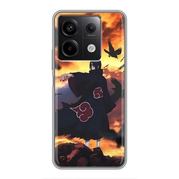 Чехол с принтом «Итачи с воронами» для Xiaomi Redmi Note 13 (5G) Чехол с принтом «Итачи с воронами» для Xiaomi Redmi Note 13 (5G)
