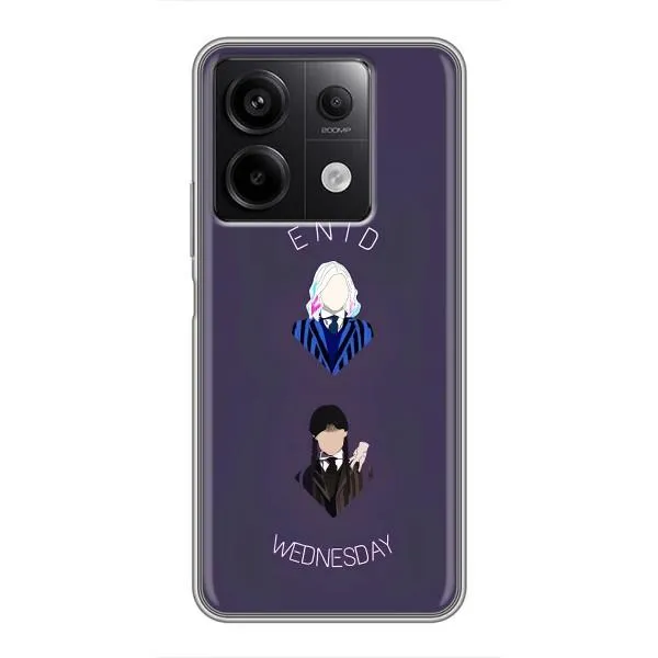 Чехол с принтом «Уэнздей и подруга» для Xiaomi Redmi Note 13 (5G)