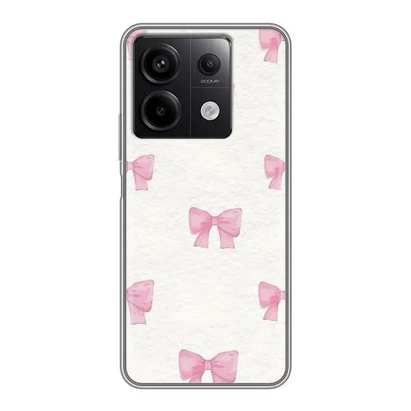 Чехол с принтом «Розовые бантики» для Xiaomi Redmi Note 13 (5G) Чехол с принтом «Розовые бантики» для Xiaomi Redmi Note 13 (5G)