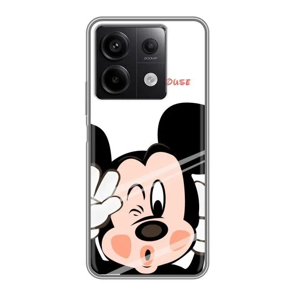 Чехол с принтом «Маус Микки» для Xiaomi Redmi Note 13 (5G) Чехол с принтом «Маус Микки» для Xiaomi Redmi Note 13 (5G)