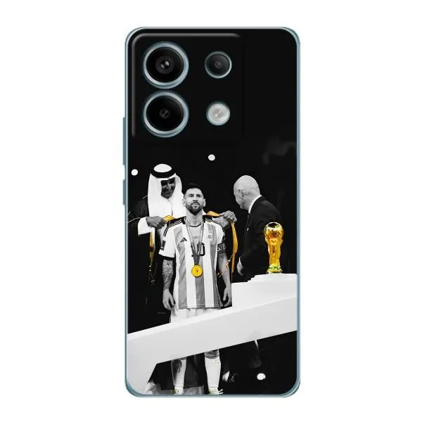 Чехол с принтом «Месси в накидке» для Xiaomi Redmi Note 13 Pro (5G) Чехол с принтом «Месси в накидке» для Xiaomi Redmi Note 13 Pro (5G)