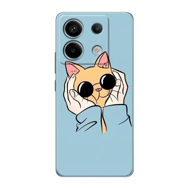Чехол с принтом «Котик в очках» для Xiaomi Redmi Note 13 Pro (5G) Чехол с принтом «Котик в очках» для Xiaomi Redmi Note 13 Pro (5G)