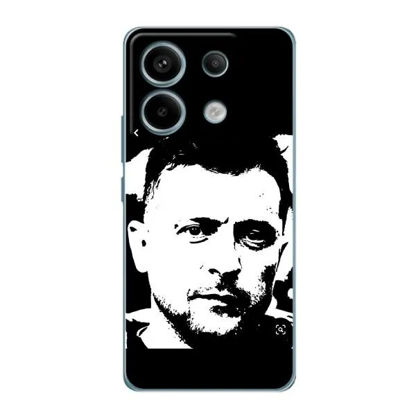 Чохол з принтом «Зеленский АРТ» для Xiaomi Redmi Note 13 Pro (5G)