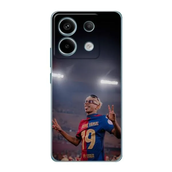 Чехол с принтом «Ямаль на стадионе» для Xiaomi Redmi Note 13 Pro (5G)