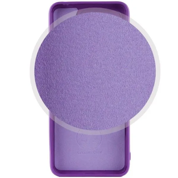 Чохол Silicone Cover Lakshmi Full Camera (A) для Xiaomi Redmi Note 13 Pro+ — Фіолетовий — фото 3