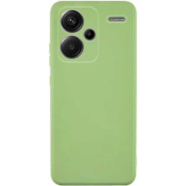Силіконовий чохол Candy Full Camera для Xiaomi Redmi Note 13 Pro+ — Фісташковий — фото 1