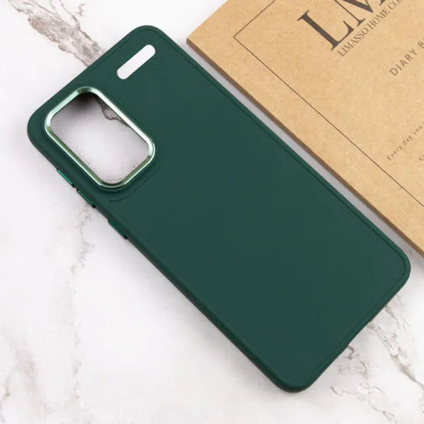 TPU чохол Bonbon Metal Style для Xiaomi Redmi Note 13 Pro+ — Зелений — фото 4