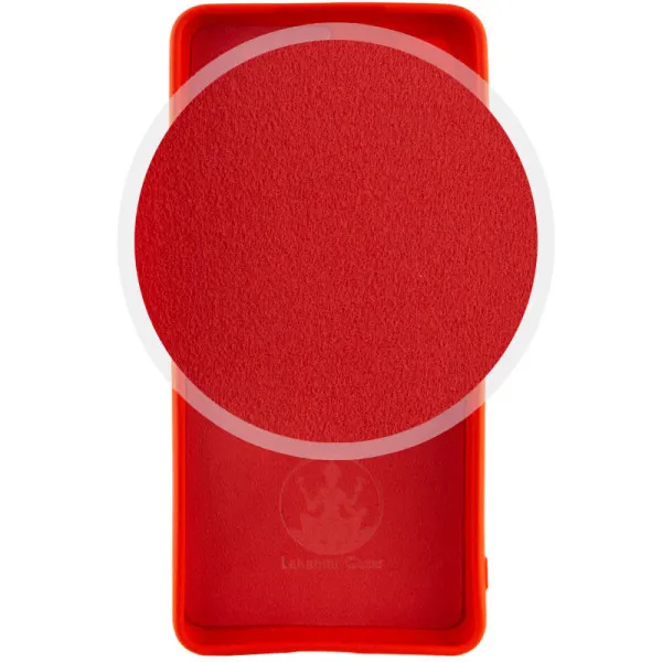 Чехол Silicone Cover Lakshmi Full Camera (A) для Xiaomi Redmi Note 13 Pro+ — Красный — фото 3