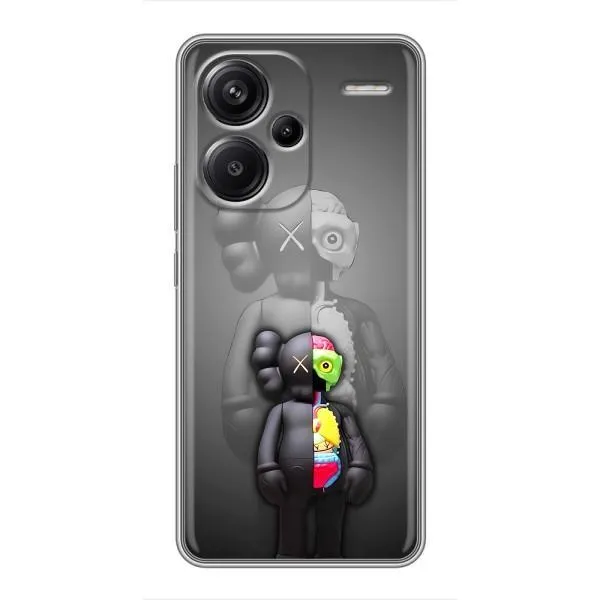 Чехол с принтом «Тело Bearbrick» для Xiaomi Redmi Note 13 Pro Plus
