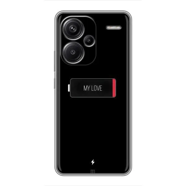 Чехол с принтом «Love battery» для Xiaomi Redmi Note 13 Pro Plus Чехол с принтом «Love battery» для Xiaomi Redmi Note 13 Pro Plus