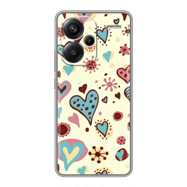 Чехол с принтом «Сердечки» для Xiaomi Redmi Note 13 Pro Plus Чехол с принтом «Сердечки» для Xiaomi Redmi Note 13 Pro Plus
