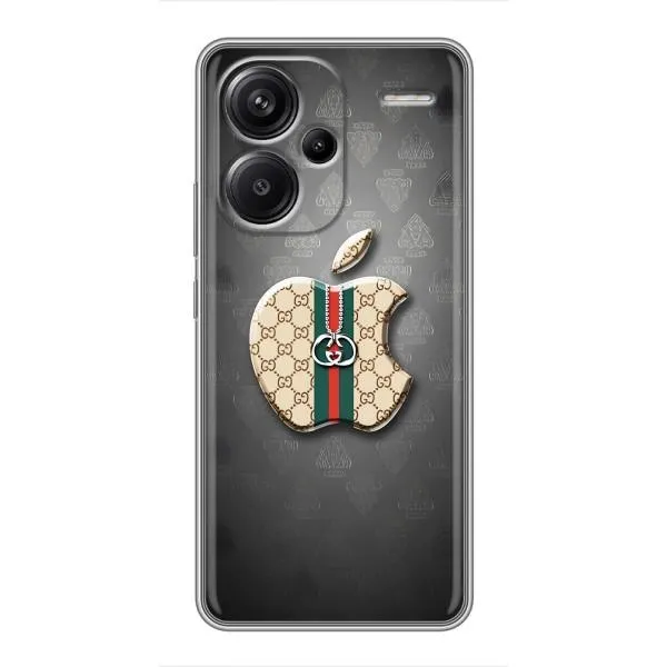 Чехол с принтом «Apple gucci» для Xiaomi Redmi Note 13 Pro Plus