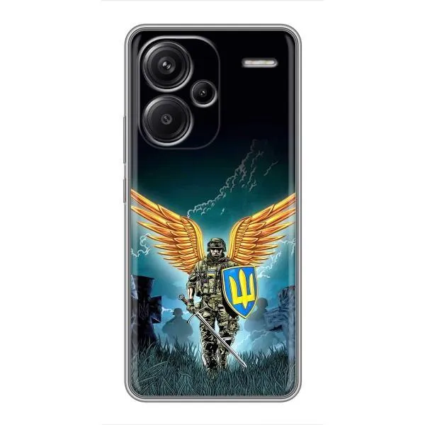 Чехол с принтом «Солдат ЗСУ» для Xiaomi Redmi Note 13 Pro Plus
