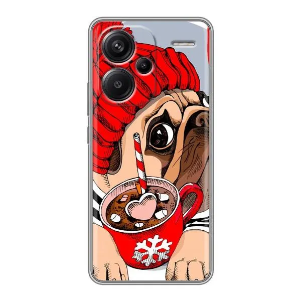 Чехол с принтом «Собачка в шапке» для Xiaomi Redmi Note 13 Pro Plus Чехол с принтом «Собачка в шапке» для Xiaomi Redmi Note 13 Pro Plus