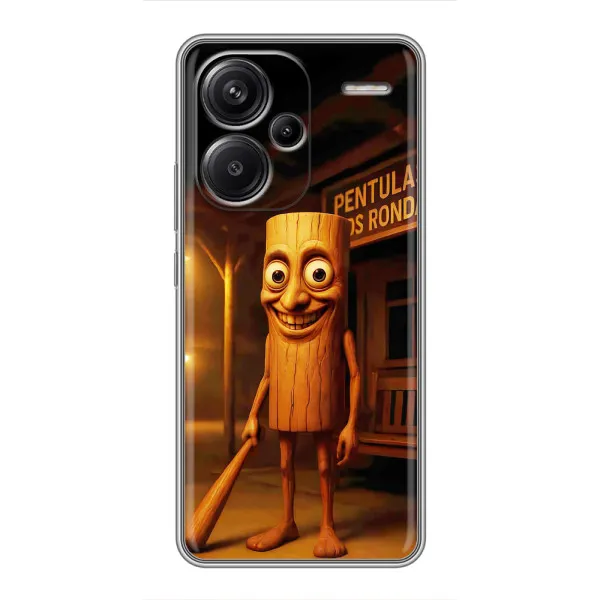 Чехол с принтом «Тунг тунг сахур» для Xiaomi Redmi Note 13 Pro Plus
