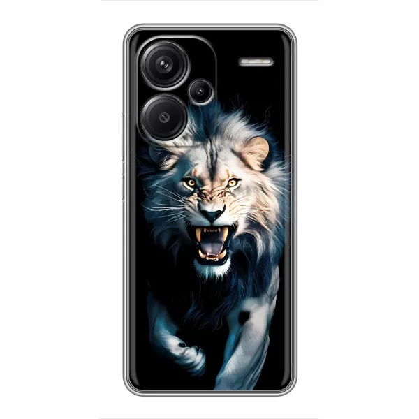 Чехол с принтом «Лев в темноте» для Xiaomi Redmi Note 13 Pro Plus