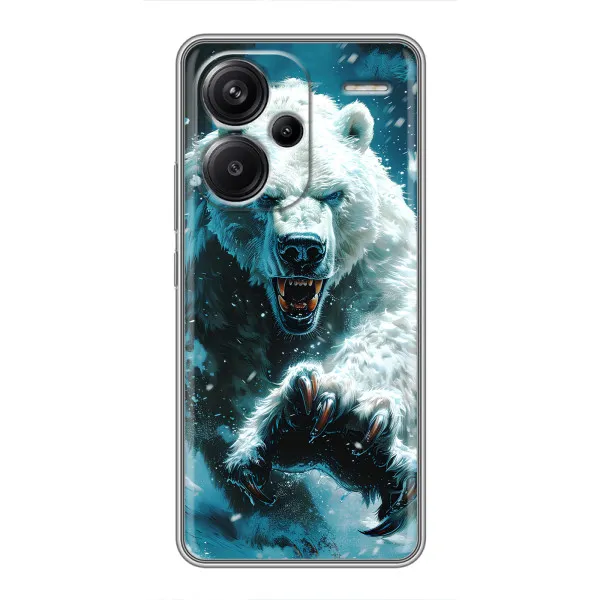 Чехол с принтом «Полярный медведь» для Xiaomi Redmi Note 13 Pro Plus
