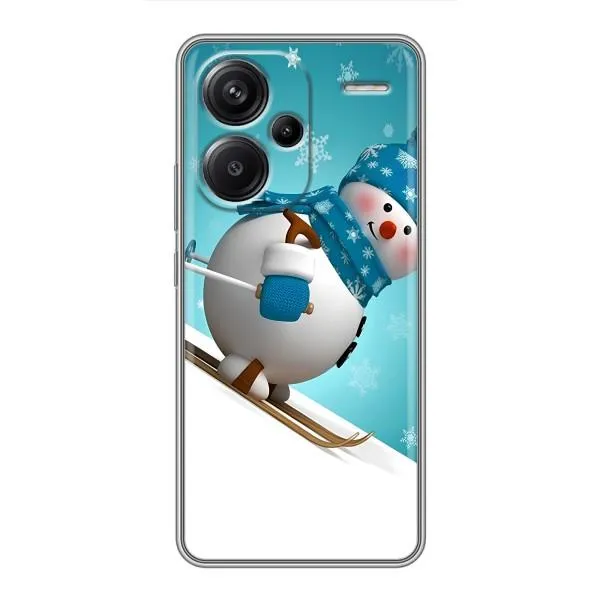 Чехол с принтом «Снеговик на лыжах» для Xiaomi Redmi Note 13 Pro Plus Чехол с принтом «Снеговик на лыжах» для Xiaomi Redmi Note 13 Pro Plus