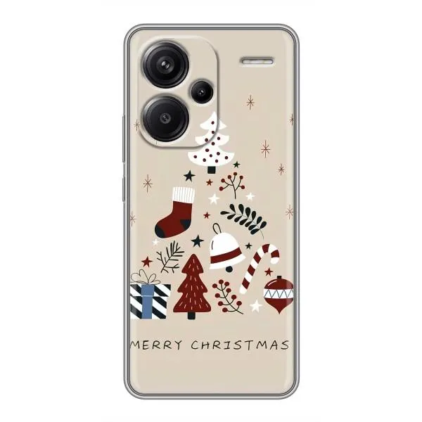 Чохол з принтом «Merry Christmas» для Xiaomi Redmi Note 13 Pro Plus