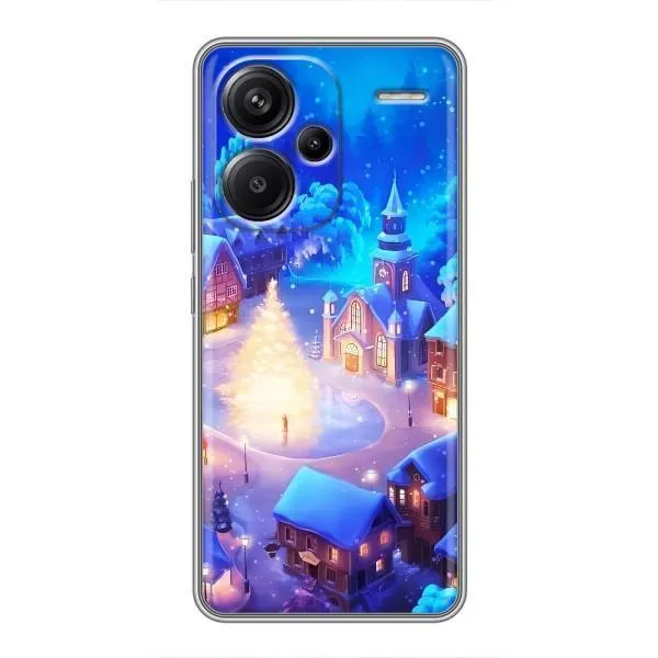 Чохол з принтом «Різдвяне місто» для Xiaomi Redmi Note 13 Pro Plus