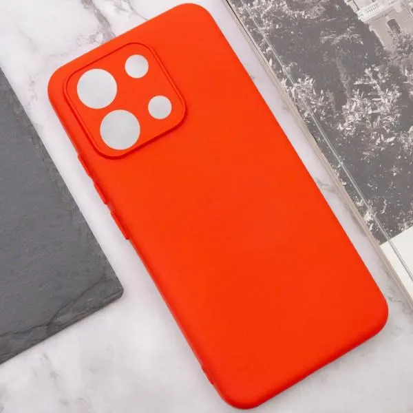 Чохол Silicone Cover Lakshmi Full Camera (AA) для Xiaomi Redmi Note 13 Pro 4G / Poco M6 Pro 4G — Червоний — фото 3