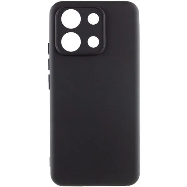 Чохол Silicone Cover Lakshmi Full Camera (AA) для Xiaomi Redmi Note 13 Pro 4G / Poco M6 Pro 4G — Чорний — фото 1