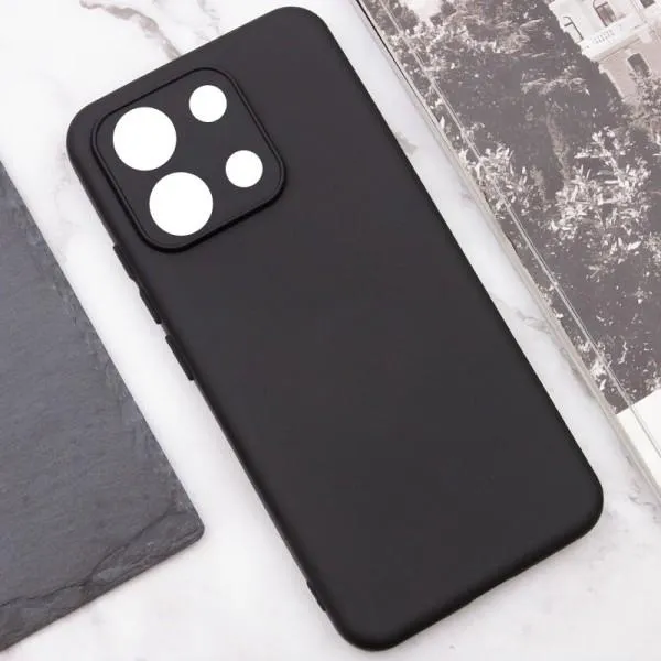 Чохол Silicone Cover Lakshmi Full Camera (AA) для Xiaomi Redmi Note 13 Pro 4G / Poco M6 Pro 4G — Чорний — фото 3