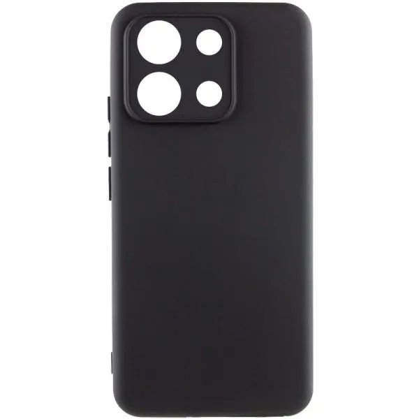 Чохол Silicone Cover Lakshmi Full Camera (AA) для Xiaomi Redmi Note 13 Pro 4G / Poco M6 Pro 4G — Чорний — фото 4