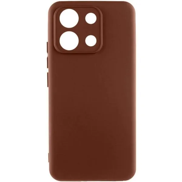 Чохол Silicone Cover Lakshmi Full Camera (AA) для Xiaomi Redmi Note 13 Pro 4G / Poco M6 Pro 4G — Коричневий — фото 3