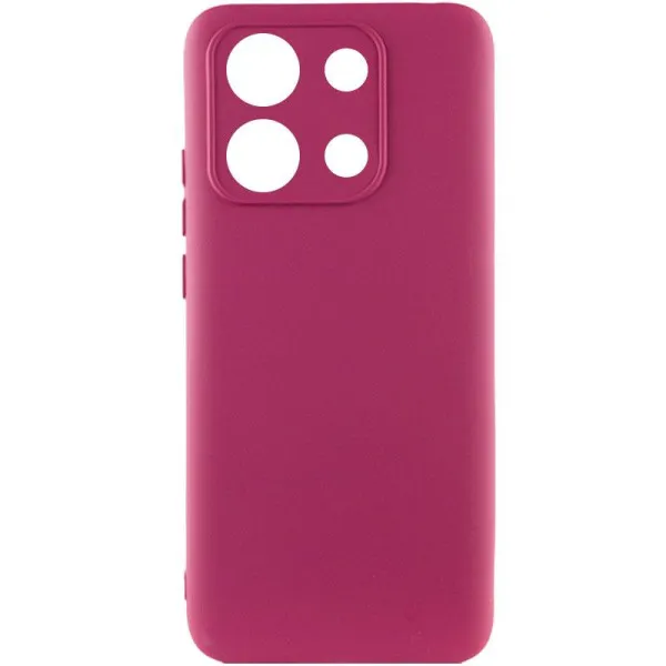 Чехол Silicone Cover Ummi Lakshmi Full Camera (AA) для Xiaomi Redmi Note 13 Pro 4G / Poco M6 Pro 4G — Бордовый