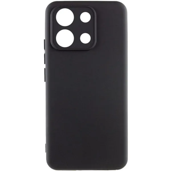 Чехол Silicone Cover Ummi Lakshmi Full Camera (AA) для Xiaomi Redmi Note 13 Pro 4G / Poco M6 Pro 4G — Черный — фото 1