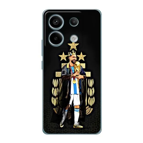 Чохол з принтом «Мессі Король» для Xiaomi Redmi Note 13 Pro Чохол з принтом «Мессі Король» для Xiaomi Redmi Note 13 Pro