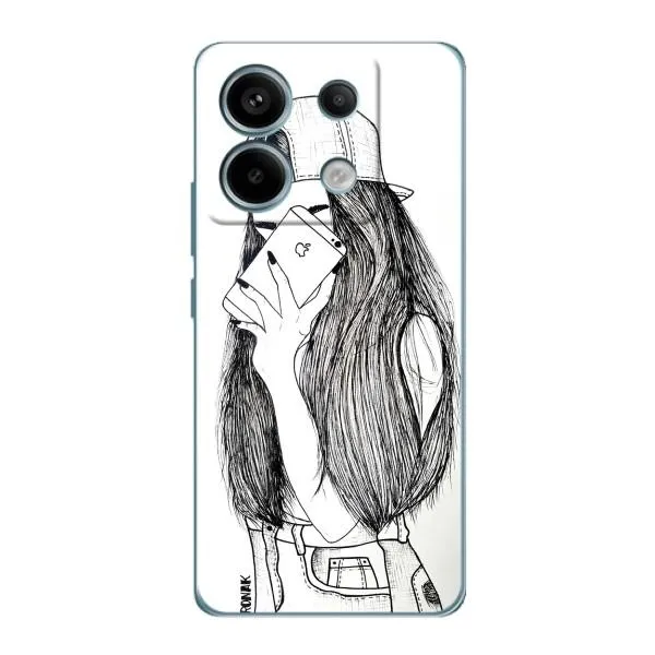 Чохол з принтом «Фото дівчини» для Xiaomi Redmi Note 13 Pro