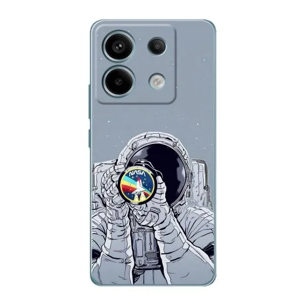 Чохол з принтом «Космонавт фото» для Xiaomi Redmi Note 13 Pro Чохол з принтом «Космонавт фото» для Xiaomi Redmi Note 13 Pro
