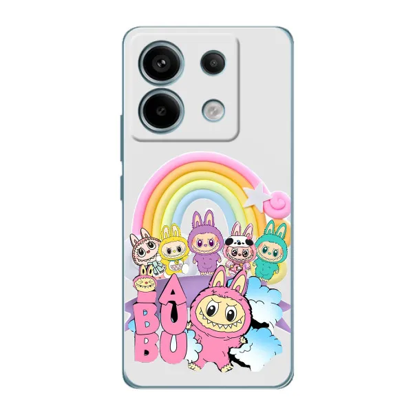 Чехол с принтом «Фон Лабубу» для Xiaomi Redmi Note 13 Pro Чехол с принтом «Фон Лабубу» для Xiaomi Redmi Note 13 Pro