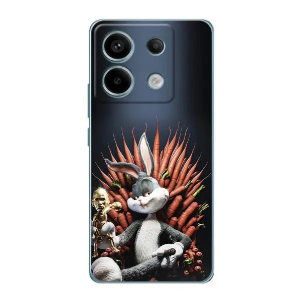Чехол с принтом «Король Кролик» для Xiaomi Redmi Note 13 Pro