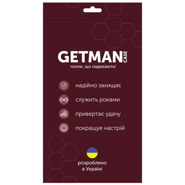 TPU чехол GETMAN Ease logo усиленные углы Full Camera для Xiaomi Redmi Note 13 4G — Прозрачный — фото 3